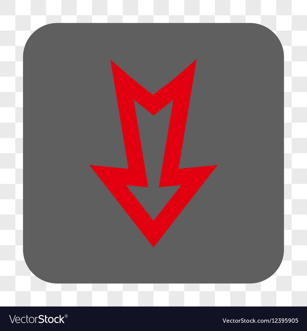 Arrow down rounded square button