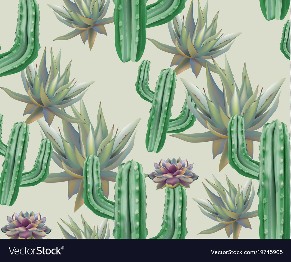 Cactus pattern texture modern backgrounds