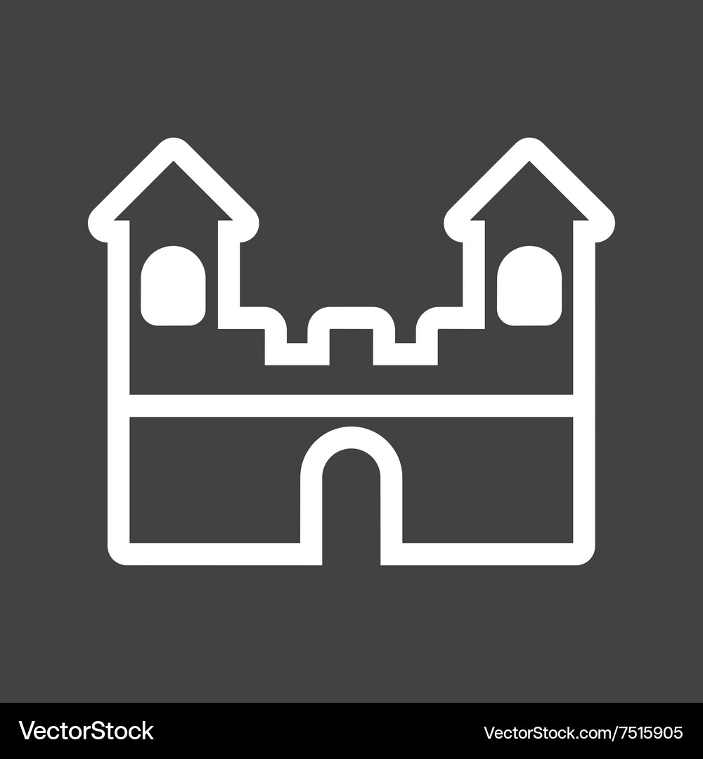 Castle i Royalty Free Vector Image - VectorStock