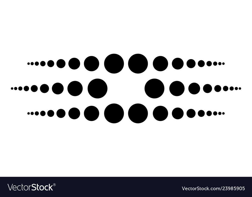 Dot line simple page footer design