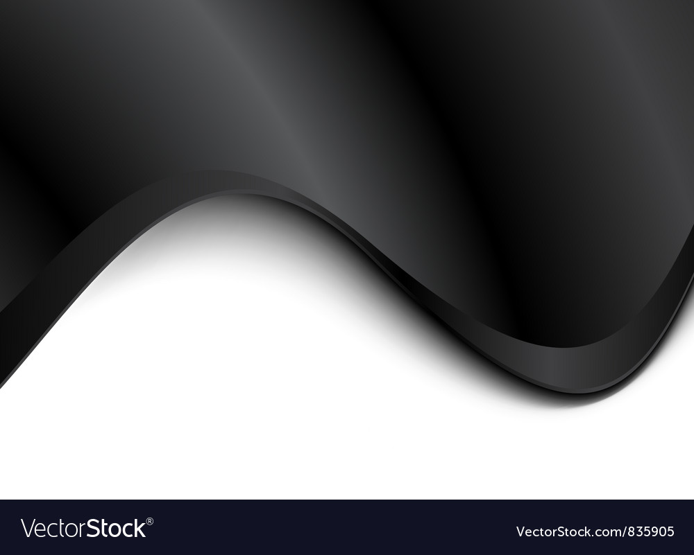 Dynamic Black Wave Background