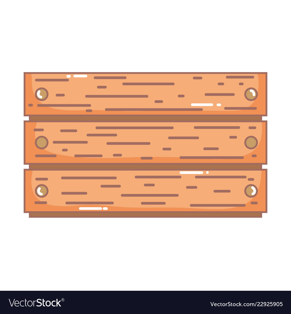 Garden wooden box icon Royalty Free Vector Image