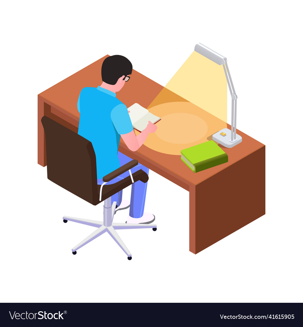 Isometric Reading Royalty Free Vector Image Vectorstock Isometric Reading Royalty Free Vector Image Vectorstock