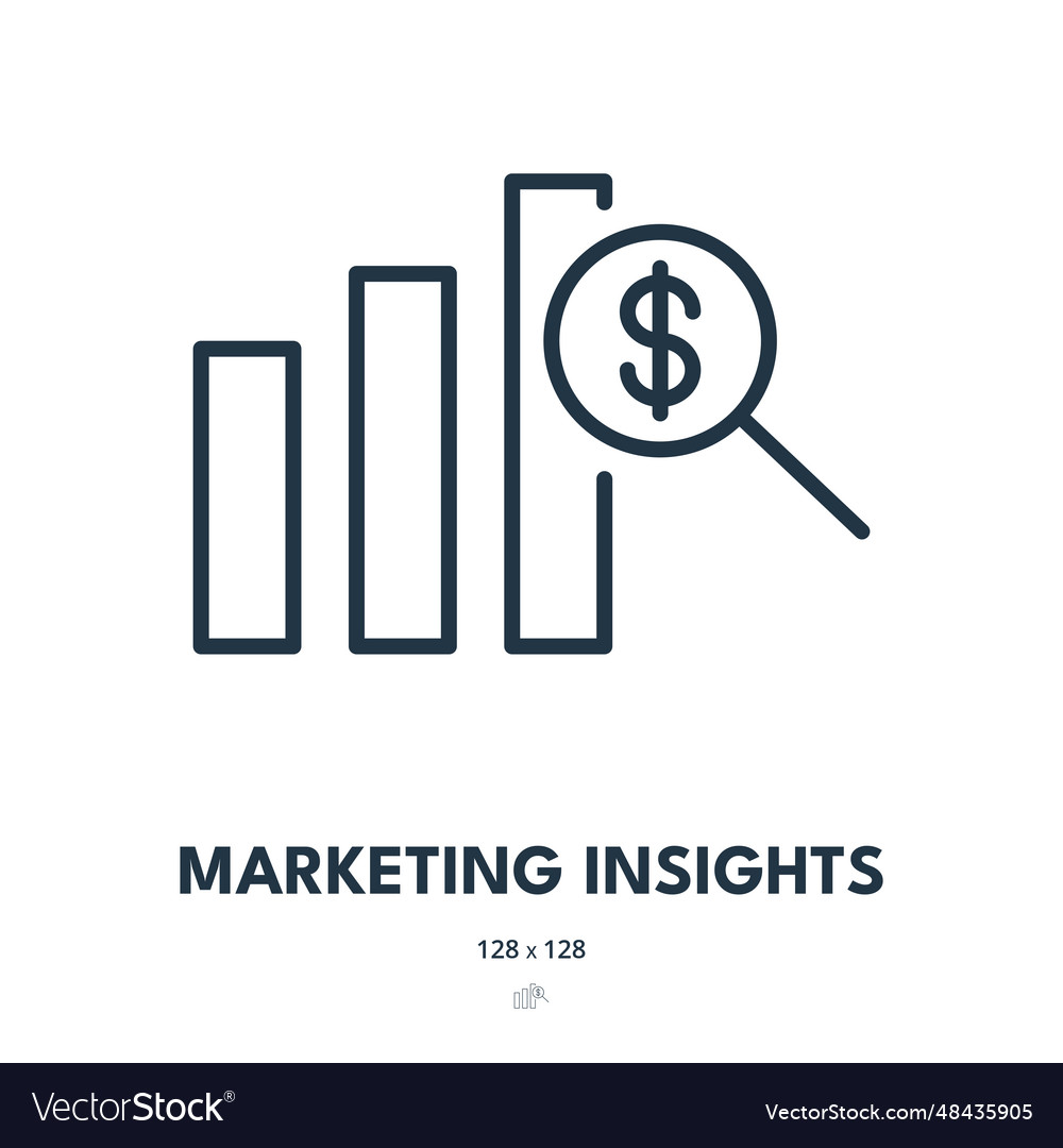 Marketing insights icon data report performance