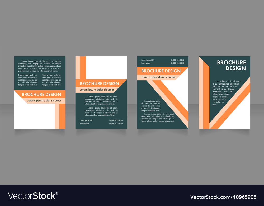 Networking session promo blank brochure layout