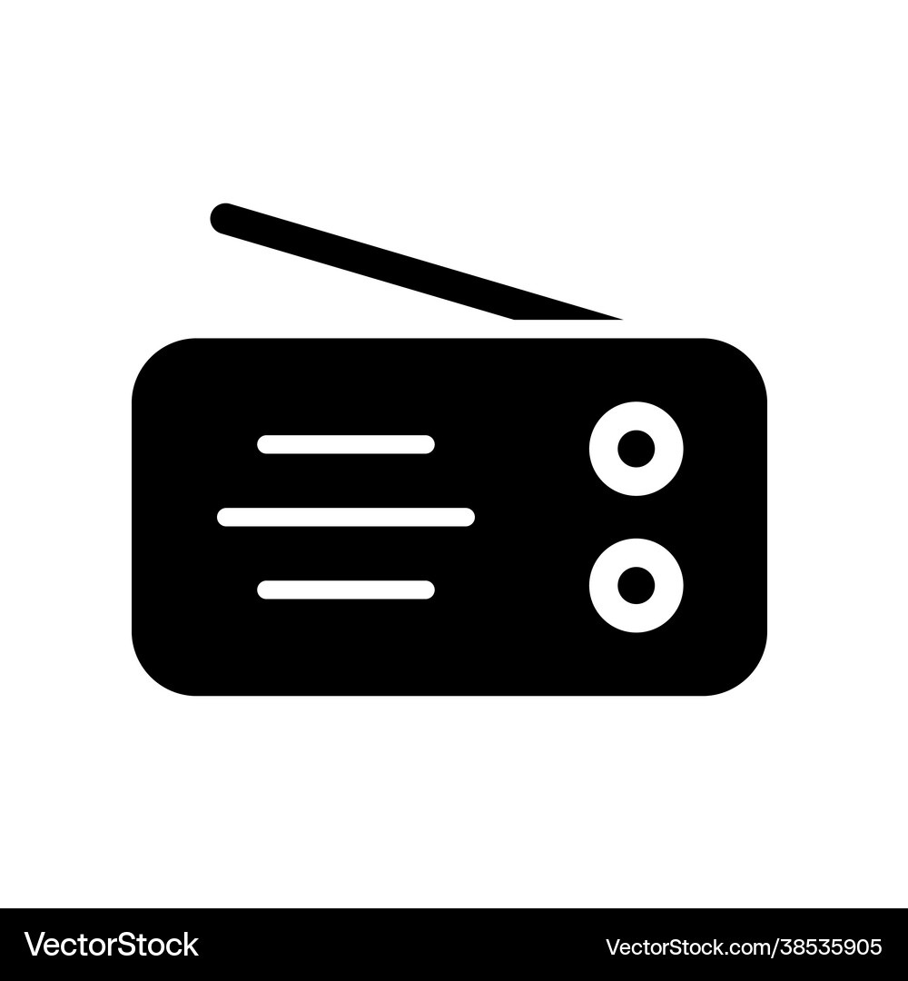 Radio Royalty Free Vector Image - VectorStock