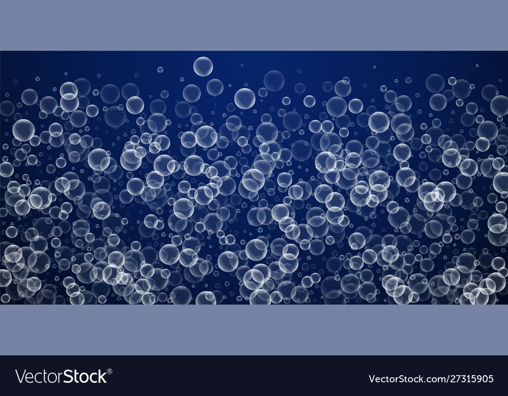 Random soap bubbles abstract background blowing b