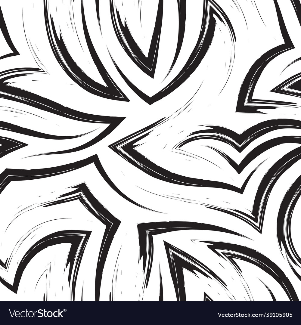 Seamless pattern of corners and flowing