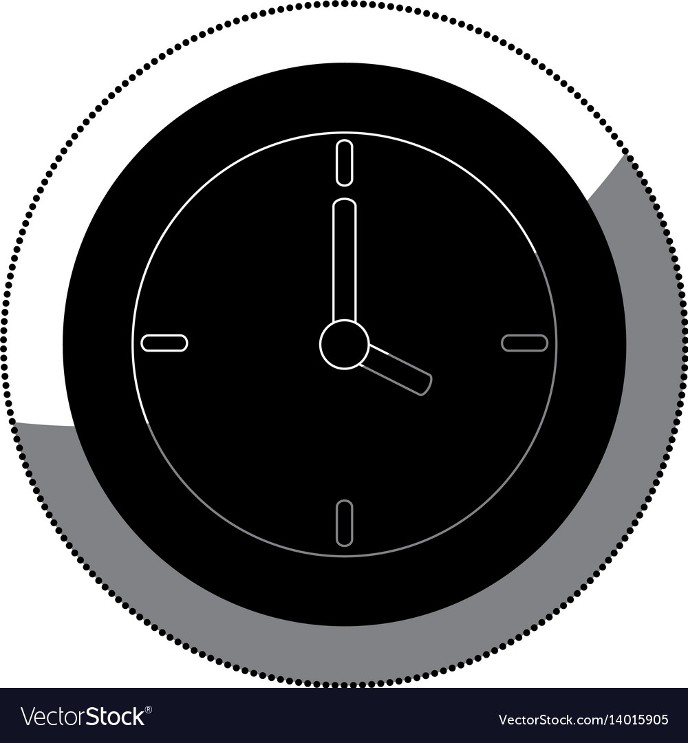 Time clock isolated icon