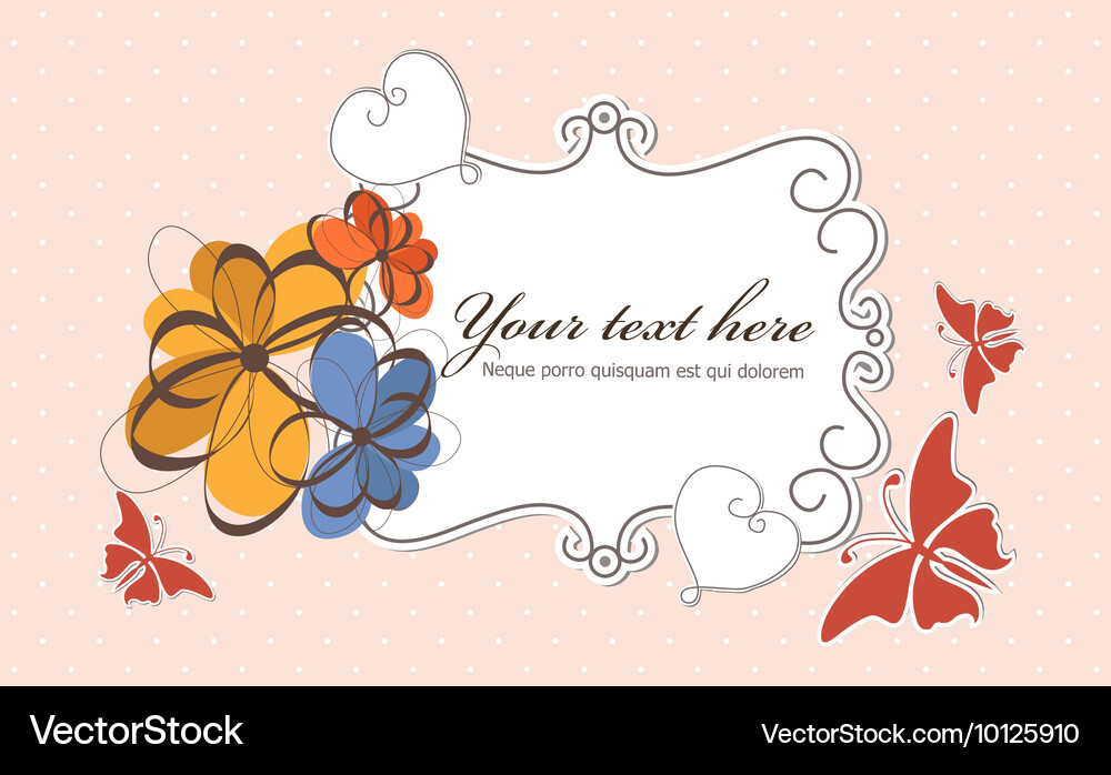 Abstract frame Royalty Free Vector Image - VectorStock