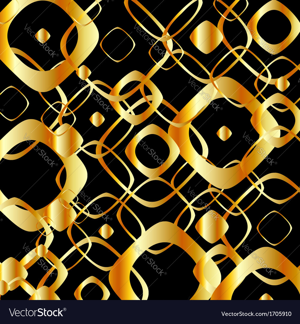 Background with golden circles