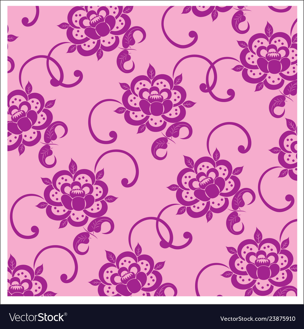 Batik design style patterns are same for fabric vector image Batik design style patterns are same for fabric
