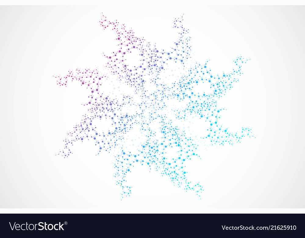 Big data visualization background modern