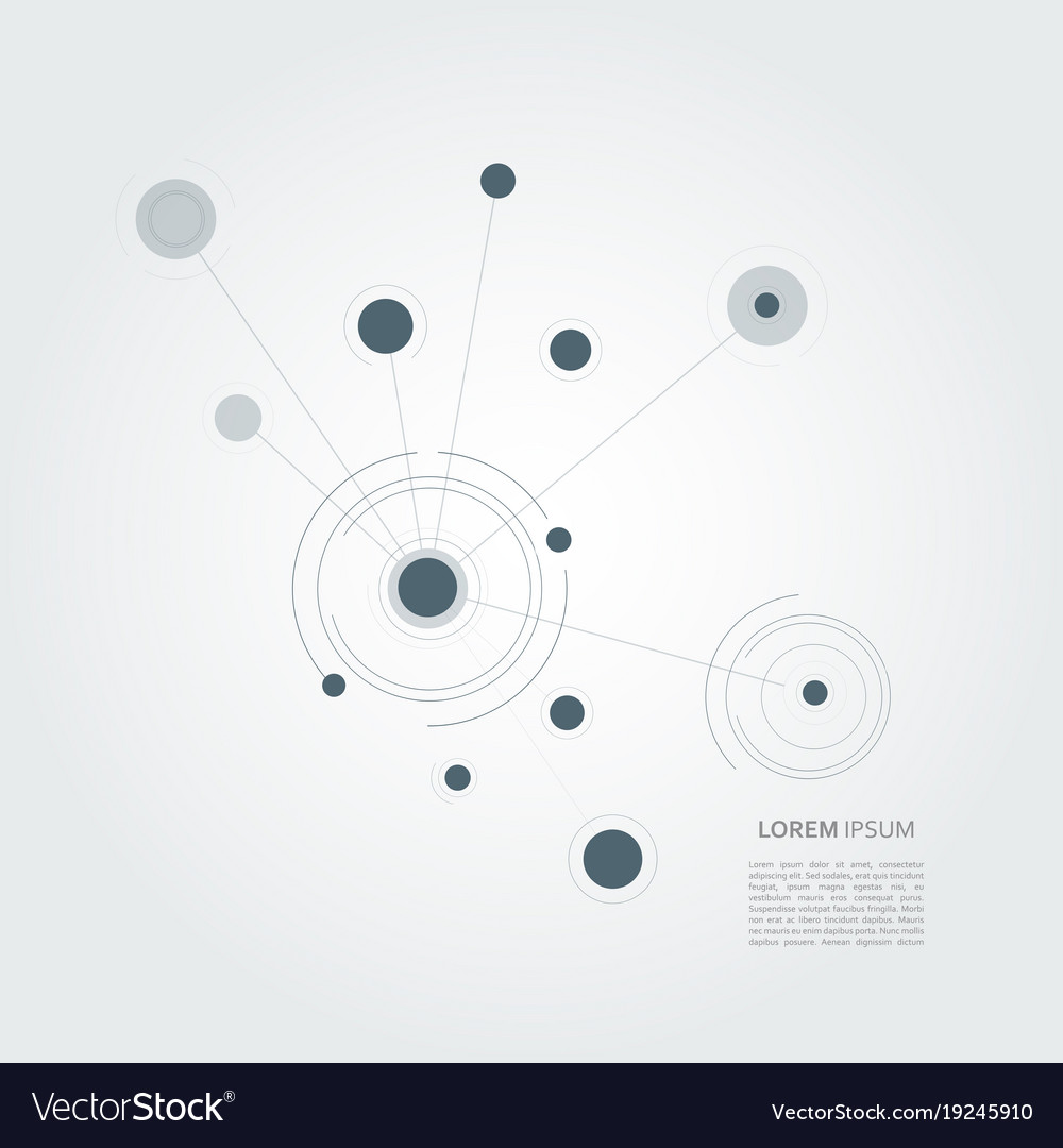 Connected Circle Background