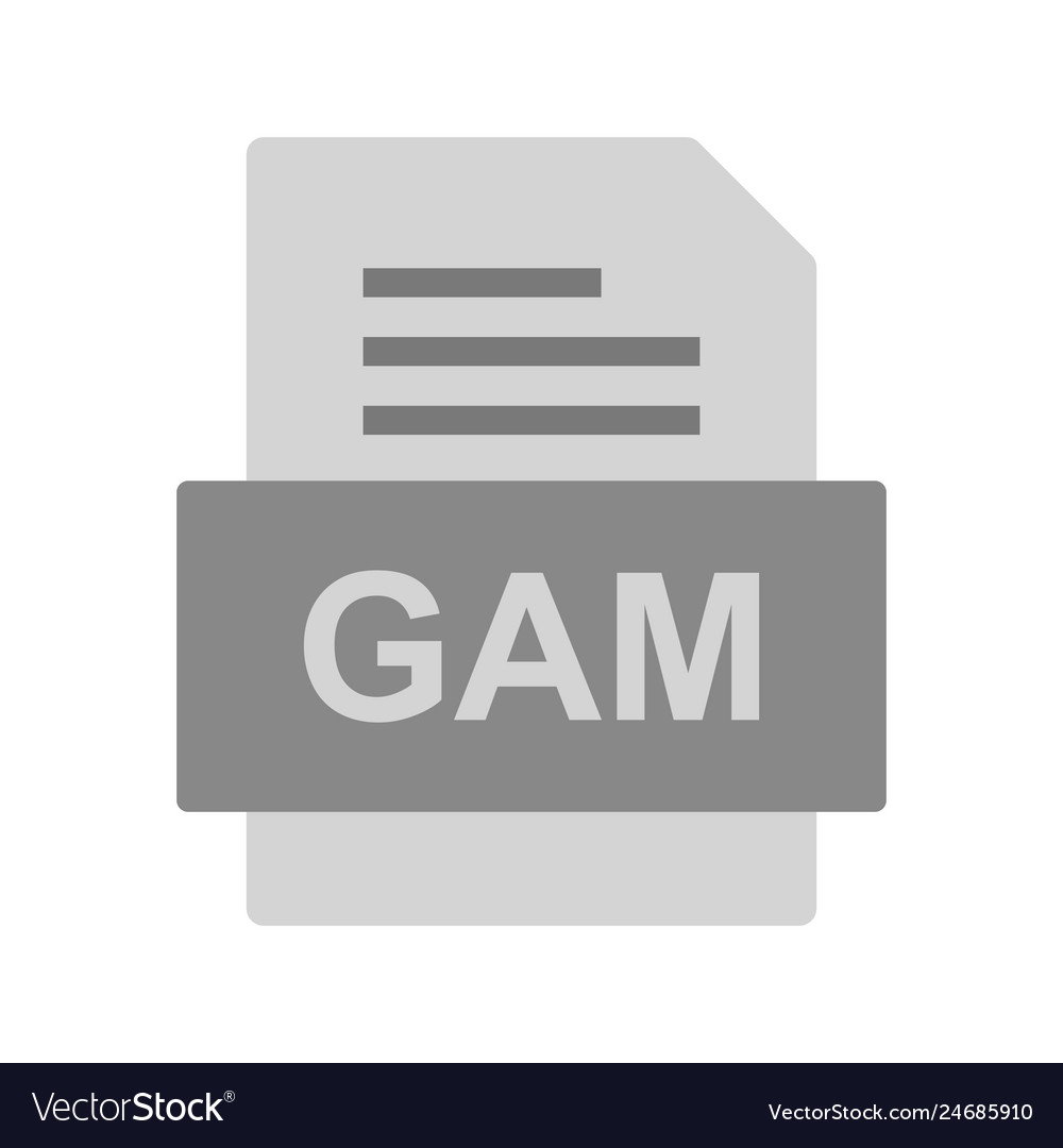 Gam file document icon