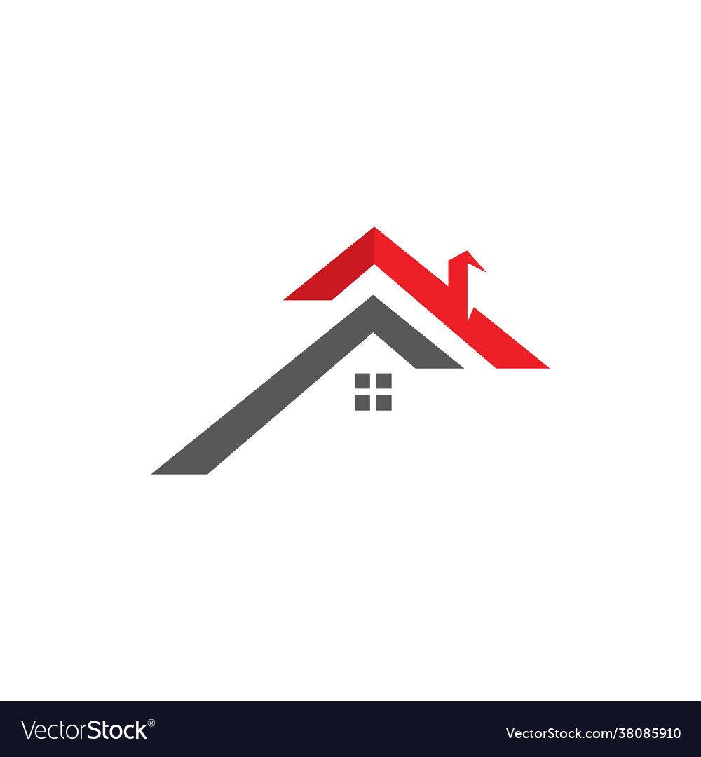 Home logo property and construction Royalty Free Vector