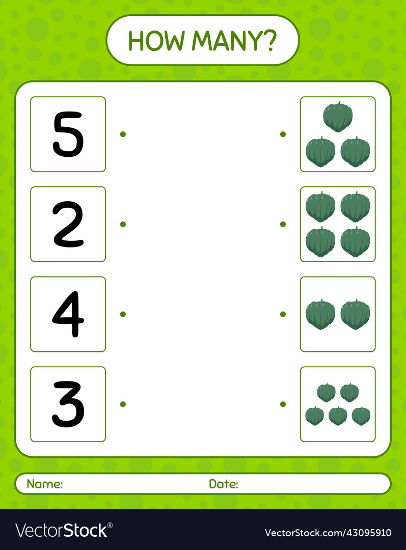Wie viele zählen Spiel mit Eichhörnchen