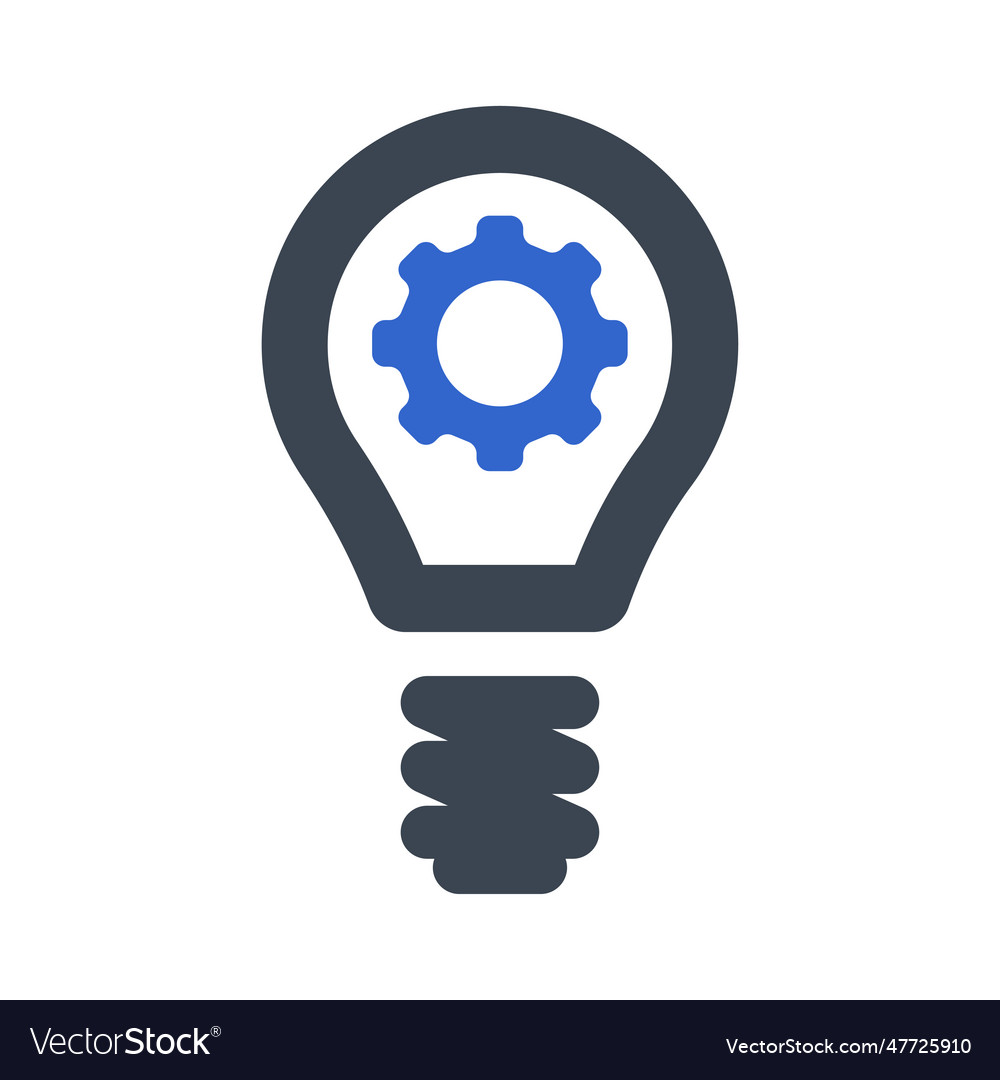 Idea setup icon Royalty Free Vector Image - VectorStock