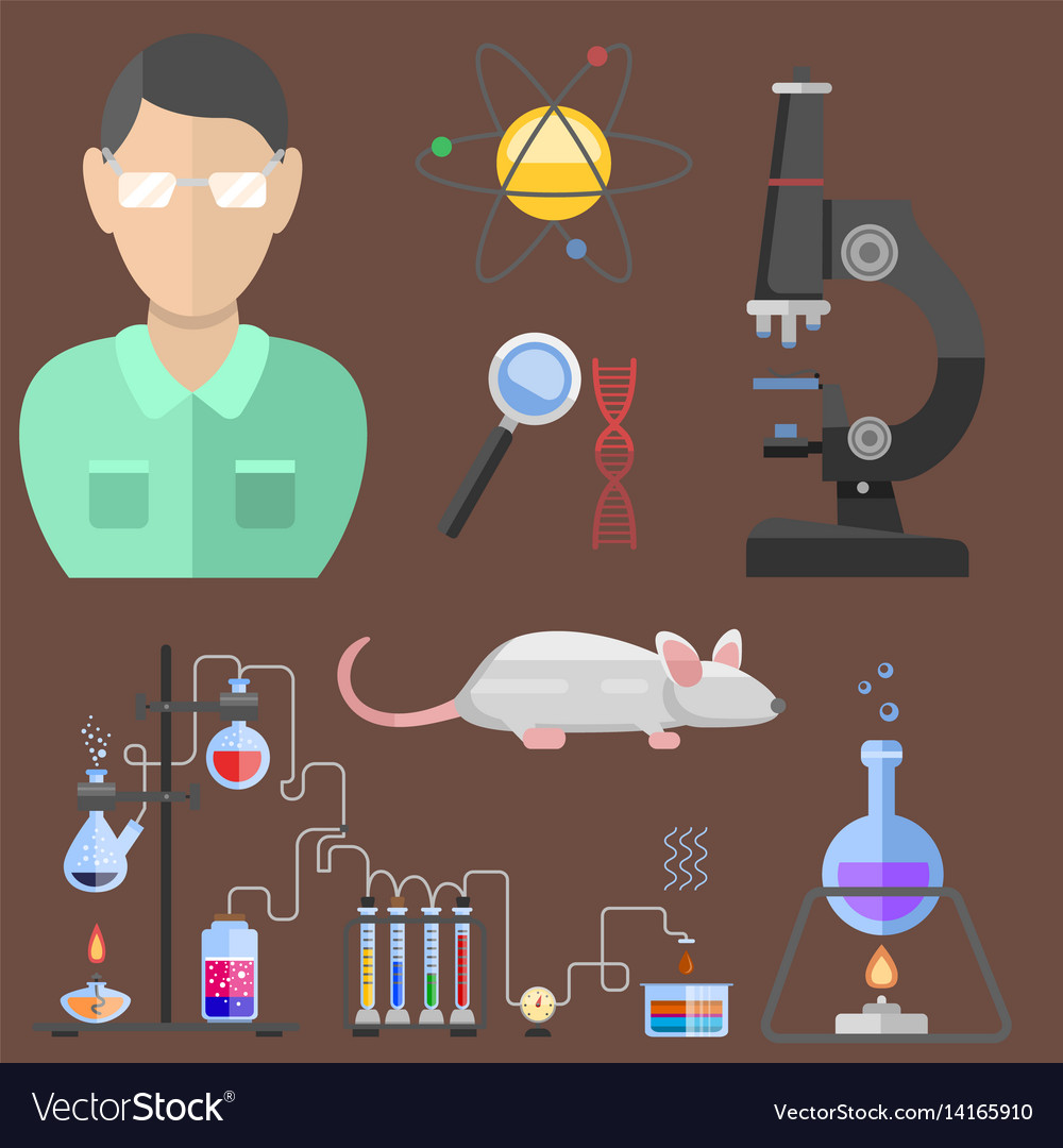 Laborsymbole testen medizinische Laborwissenschaftliche