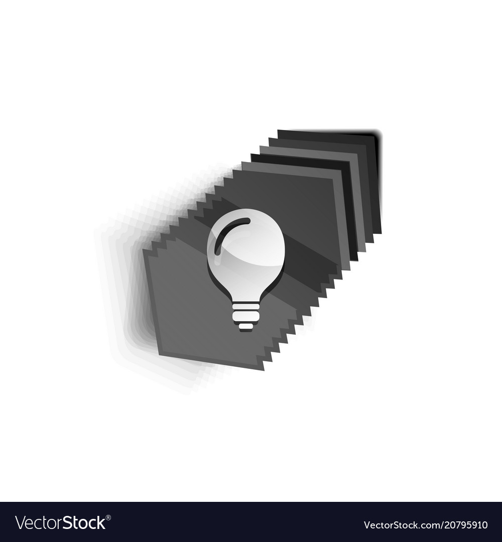 Light bulb new idea concept web button