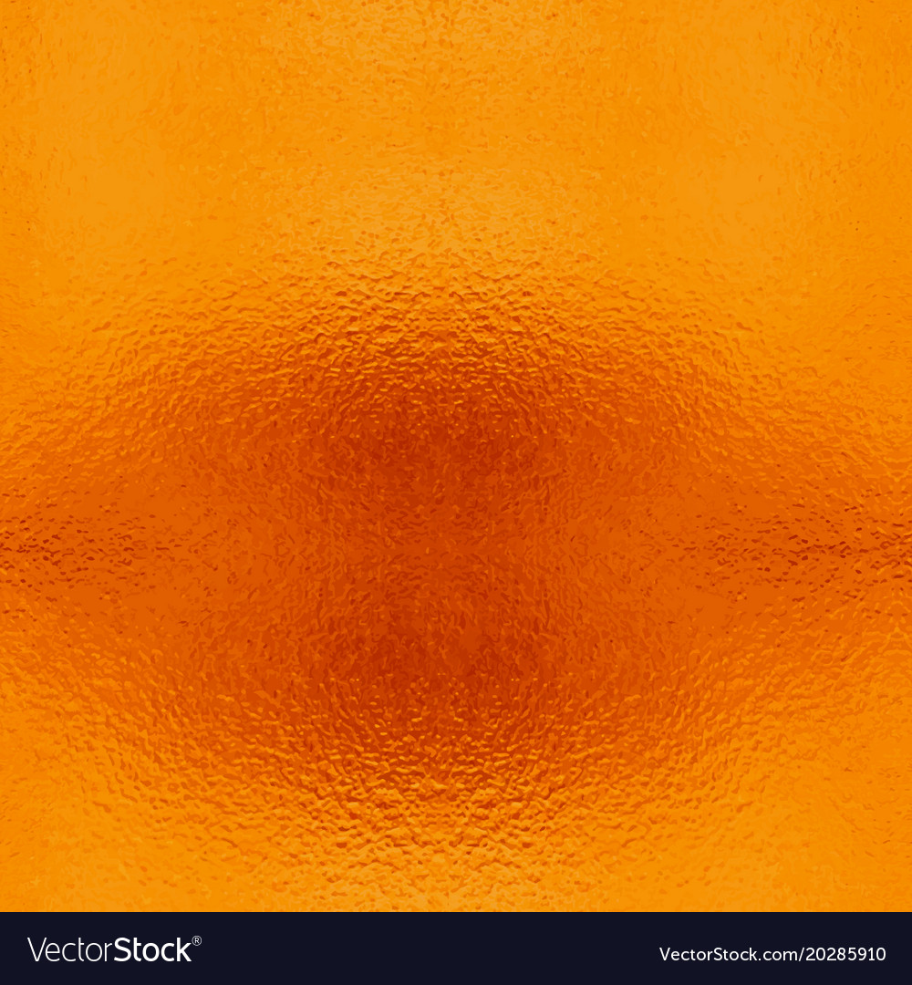 Metallic Foil Gold Orange Pattern