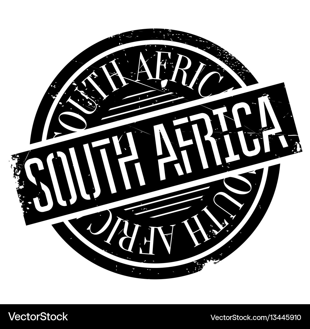 South africa rubber stamp Royalty Free Vector Image