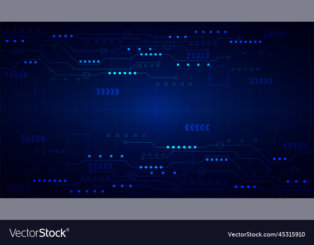 Technology background with hi-tech digital data Vector Image Technology background with hi-tech digital data