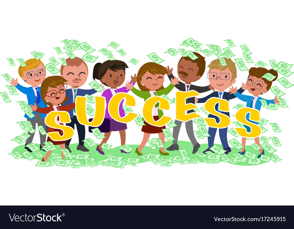 Business success people