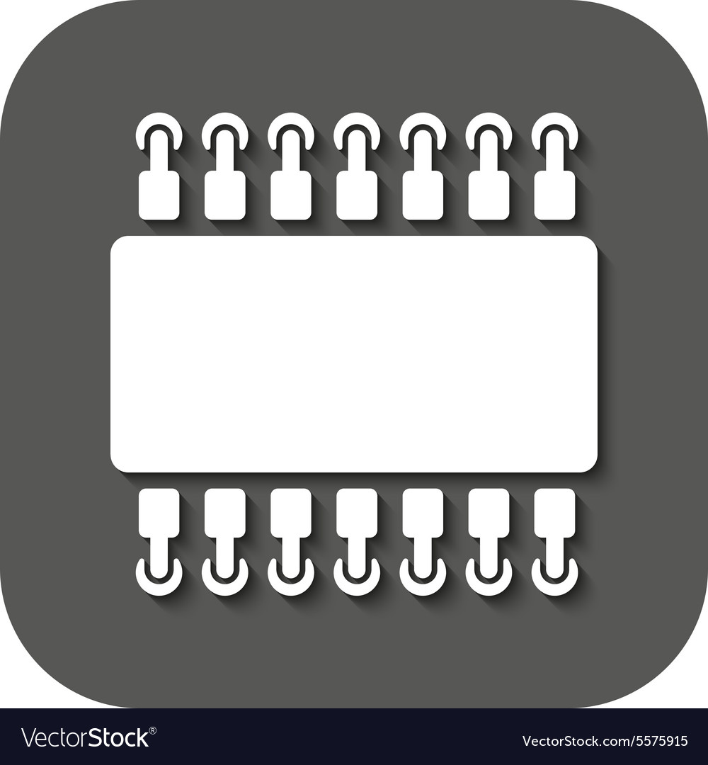 Chip icon hardware and processor technology