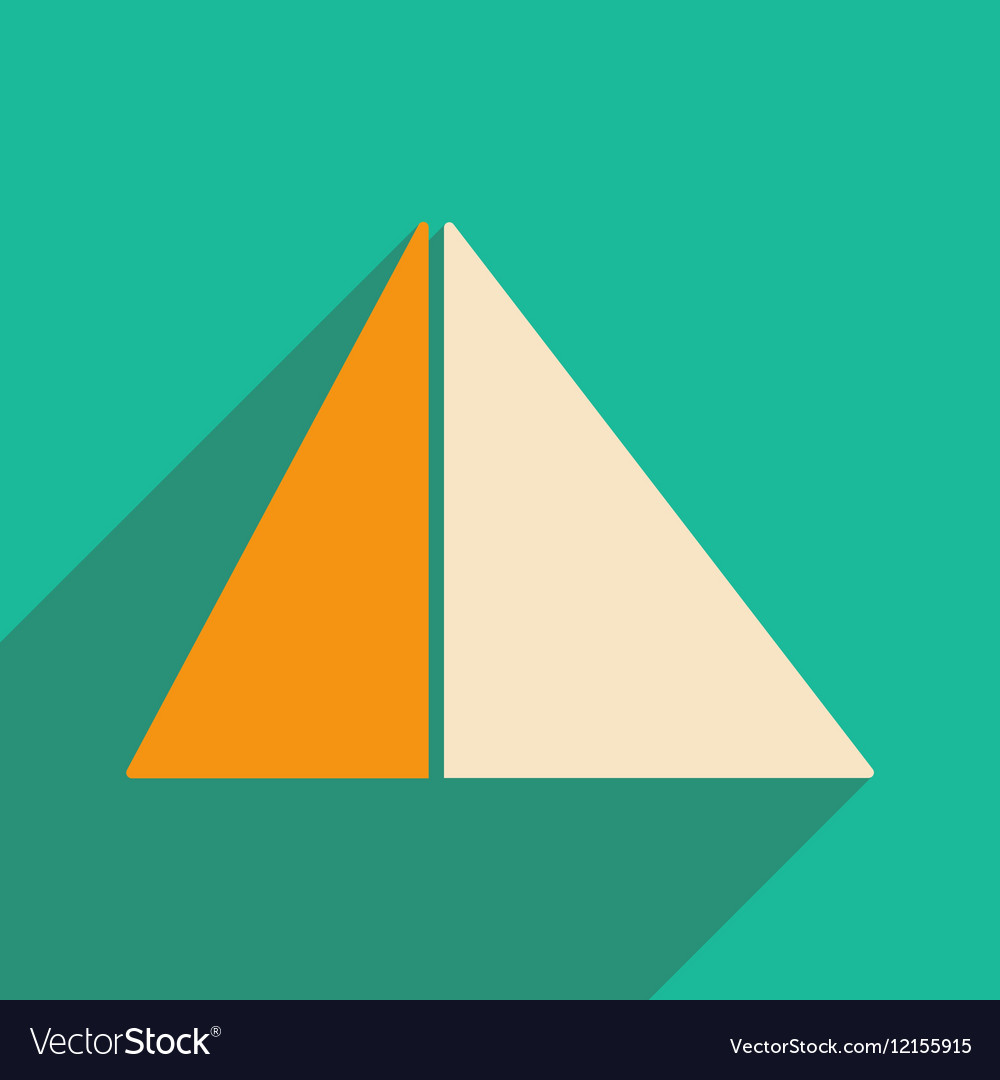 Flat with shadow icon and mobile application