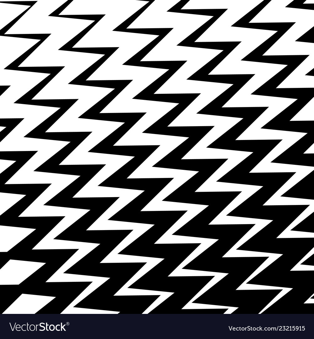 Geometrisch einfaches Zickzack-Druckwellenmuster vector image Geometrisch einfaches Zickzack-Druckwellenmuster