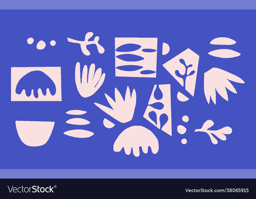 Scandinavian simple and modern shape Vector Image Scandinavian simple and modern shape