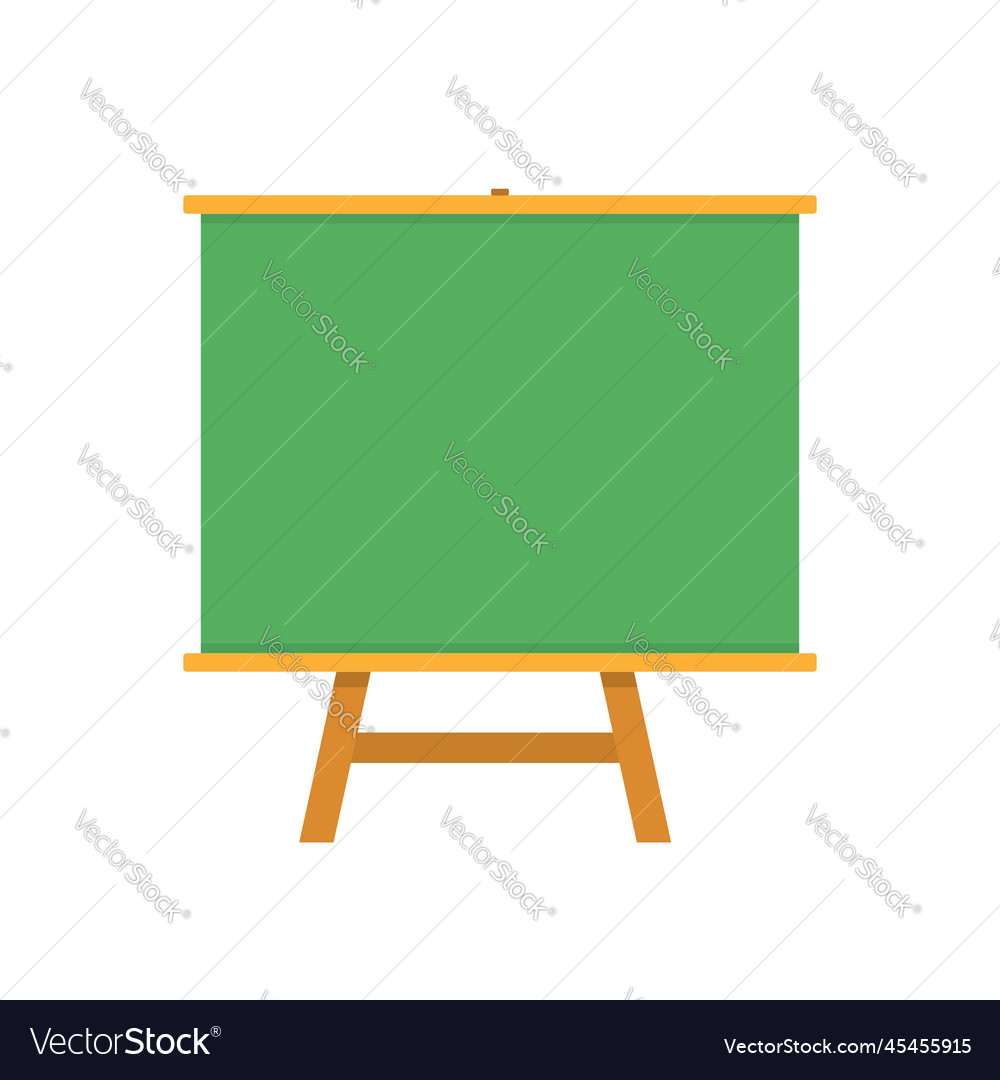 blank school chalkboard