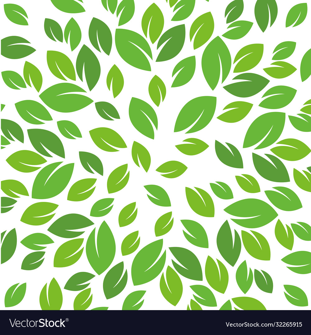 Seamless pattern leaf Royalty Free Vector Image