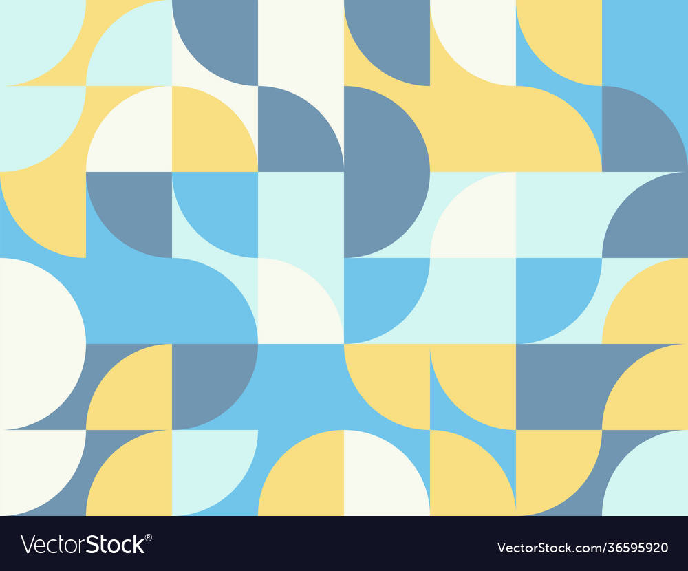 Cold colored circular pattern design vector image Cold colored circular pattern design