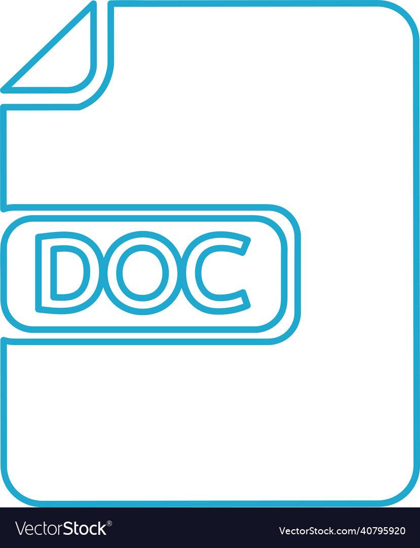 Document file icon paper doc sign