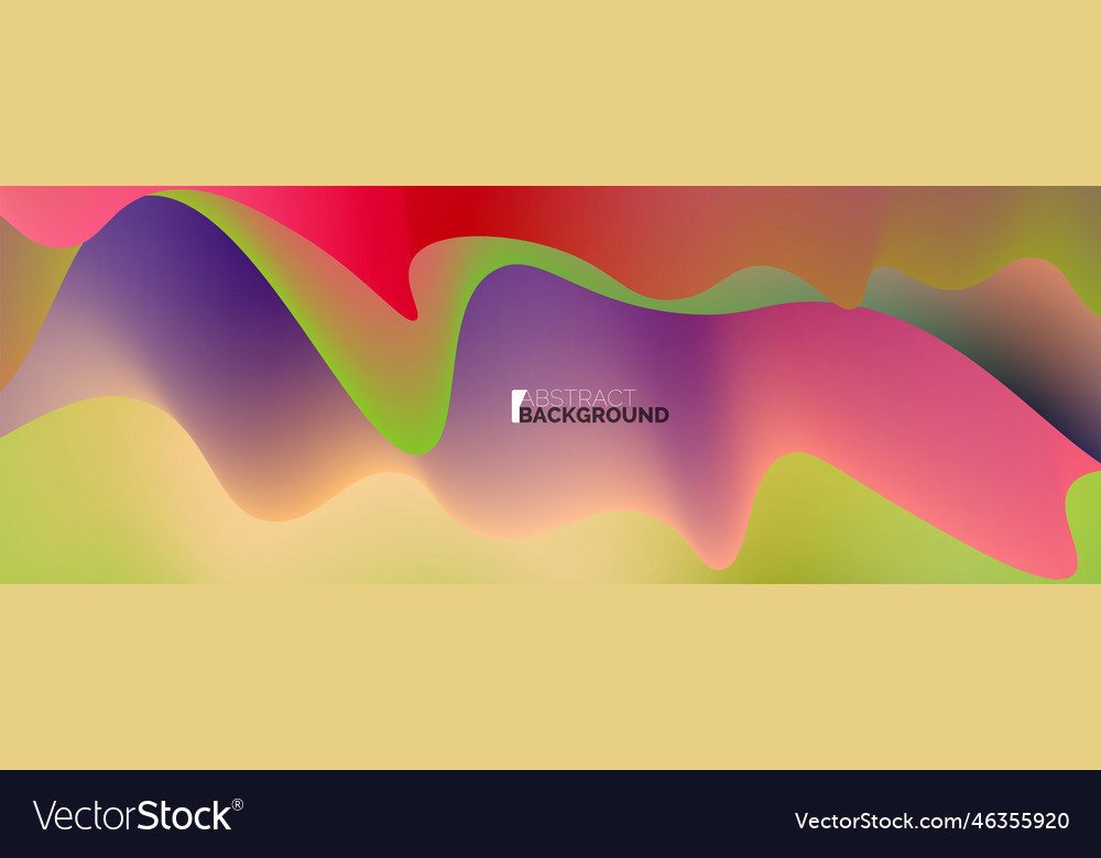 Dynamic liquid waves abstract background