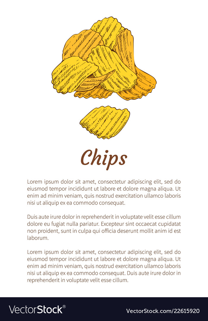 Golden Fried Potato Chips