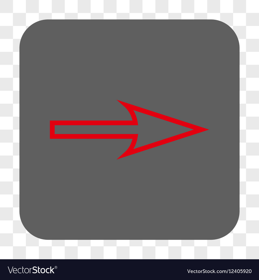 Sharp arrow right rounded square button