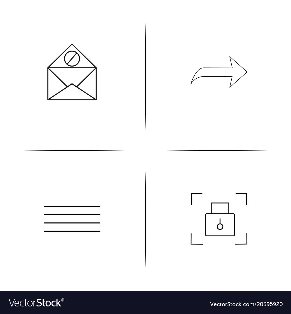 Signs and symbols simple linear icon setsimple