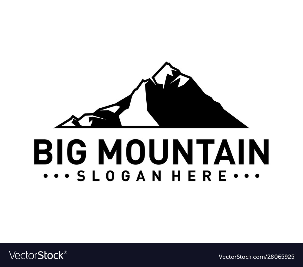 Big mountain logo template