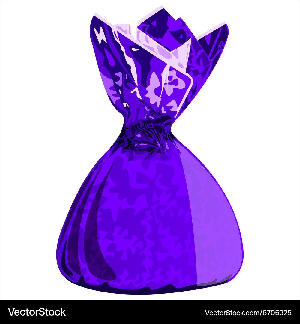 Candy in a wrapper Royalty Free Vector Image - VectorStock