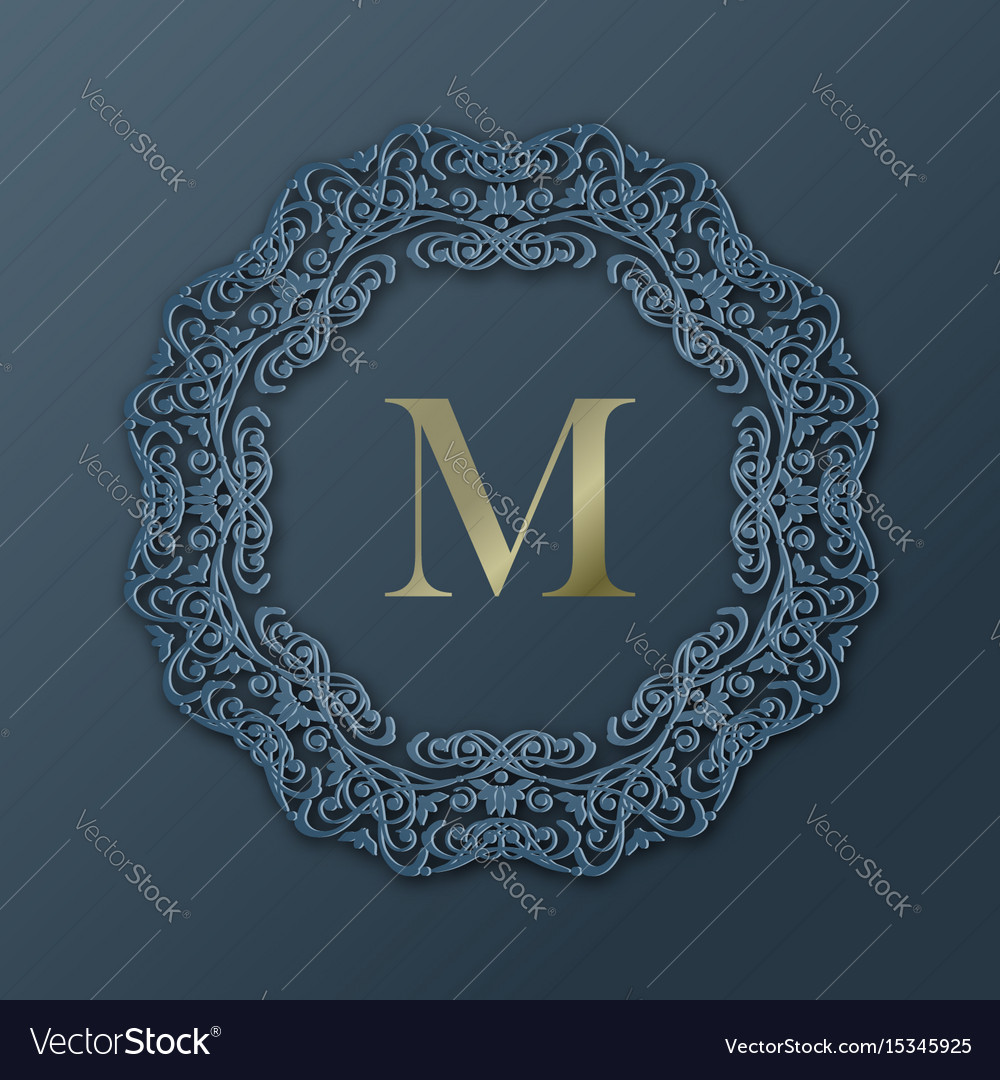 Elegant Monogram Frame