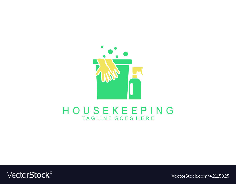 Home cleaning and service logo design