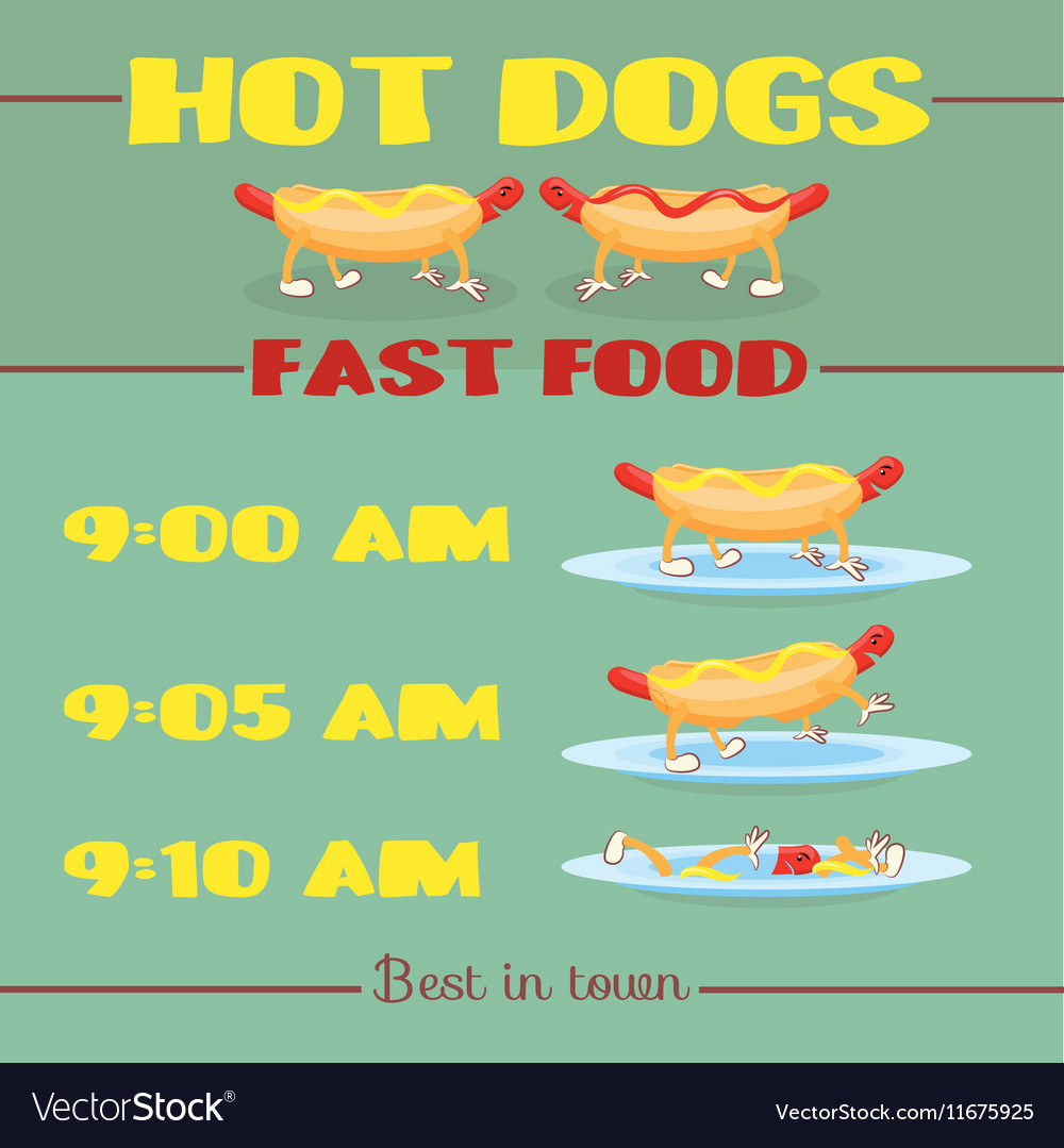 Hot dog banner