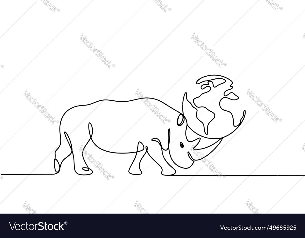 Rhinoceros world one line