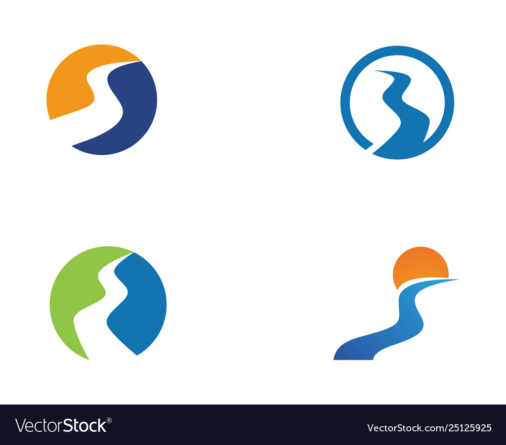 River Icon Royalty Free Vector Image - Vectorstock