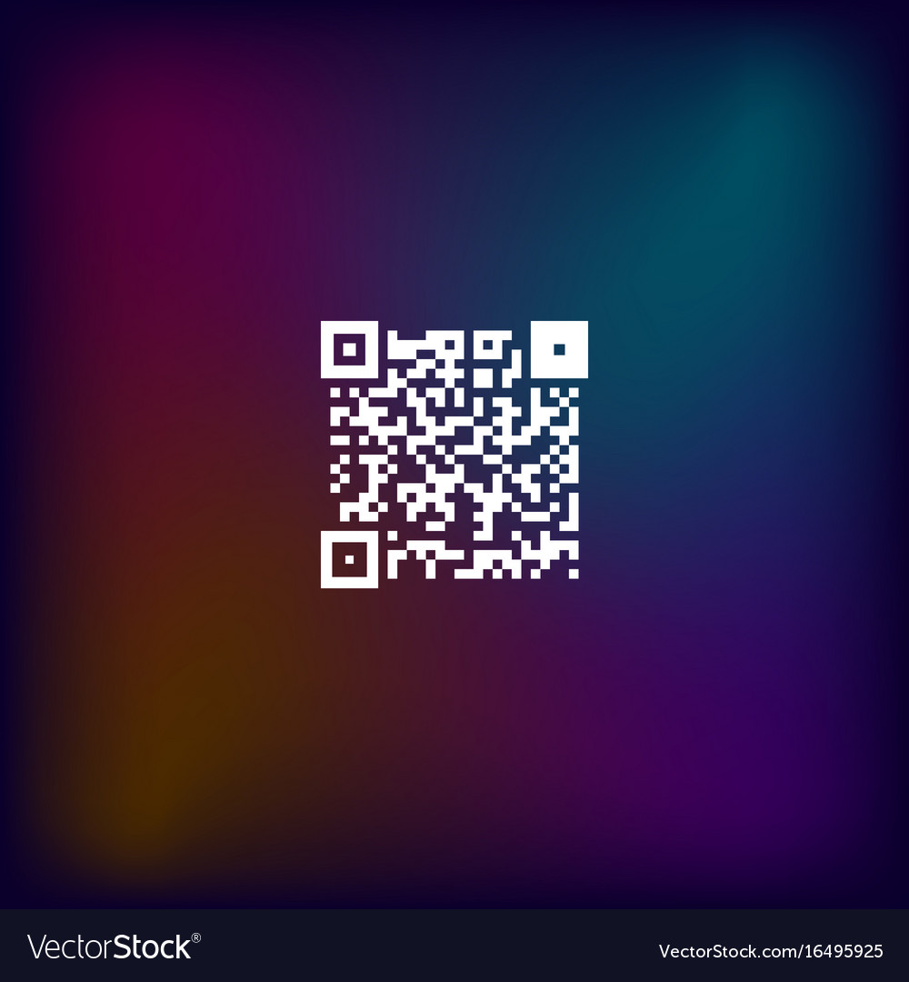 Simple icon qr code