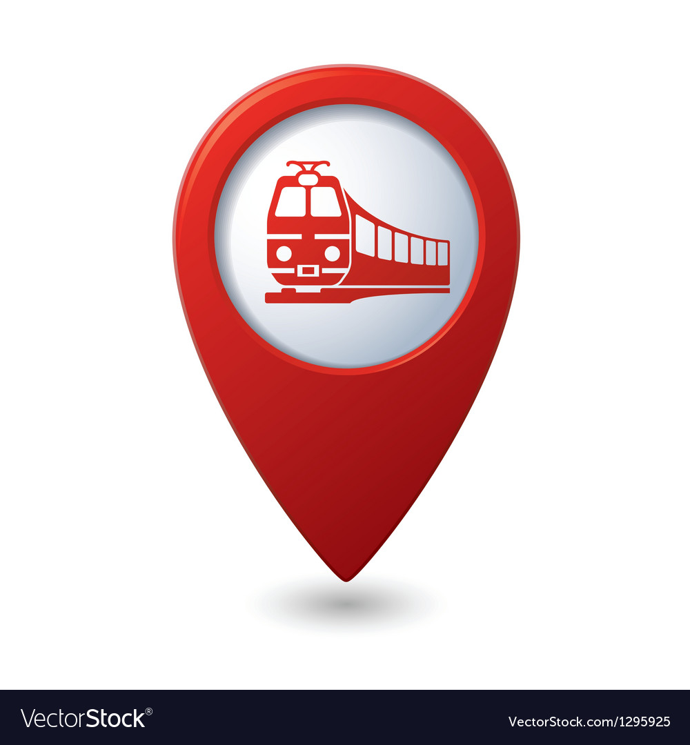 Train Route Pointer Icon