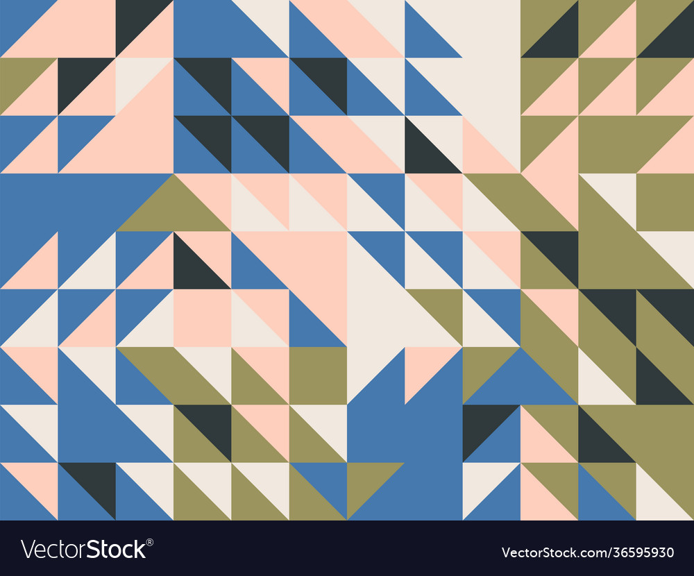 Abstract mosaic pattern design vector image Abstract mosaic pattern design